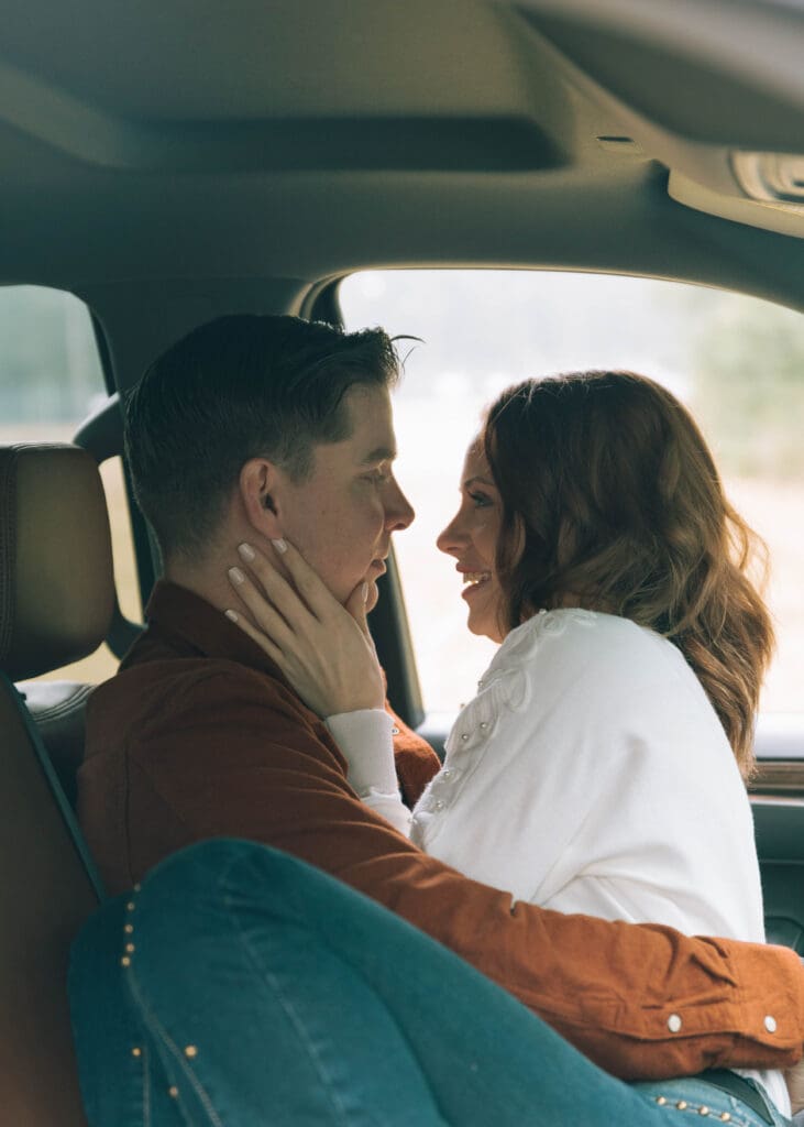 couple staring in each others eyes