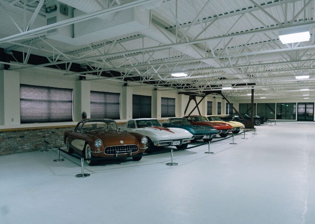 sportsr cars at Historic 1625 wedding venue 