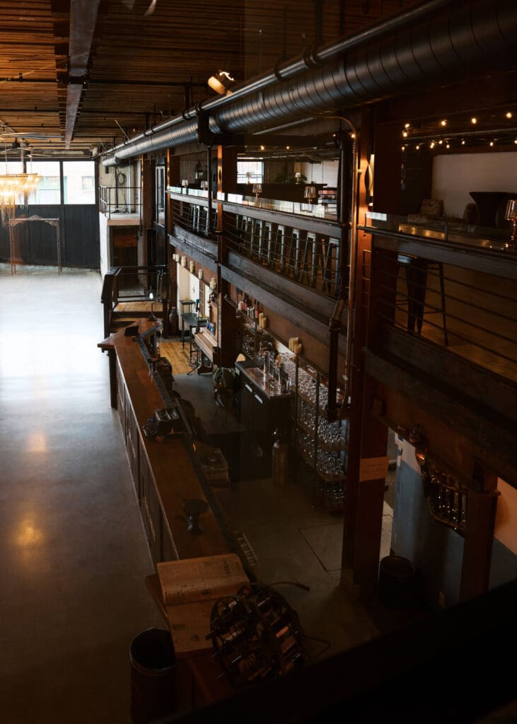 bar area of Tacoma wedding venue